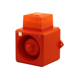 1 pcs - Clifford & Snell YL50 Series Amber Sounder Beacon, 115 V ac, IP66, Fixed Mount, 112dB at 1 Metre