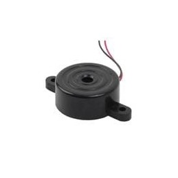 1 pcs : CPE-270 - Piezo Buzzers & Audio Indicators buzzer, 33.7 mm round, 14.5 mm deep, P, 3.5 kHz, 3-28 V, panel mount w/ wires