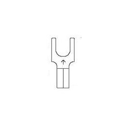 1 pcs : BS-32-10 - Terminals BLK FORK 16-14 AWG10