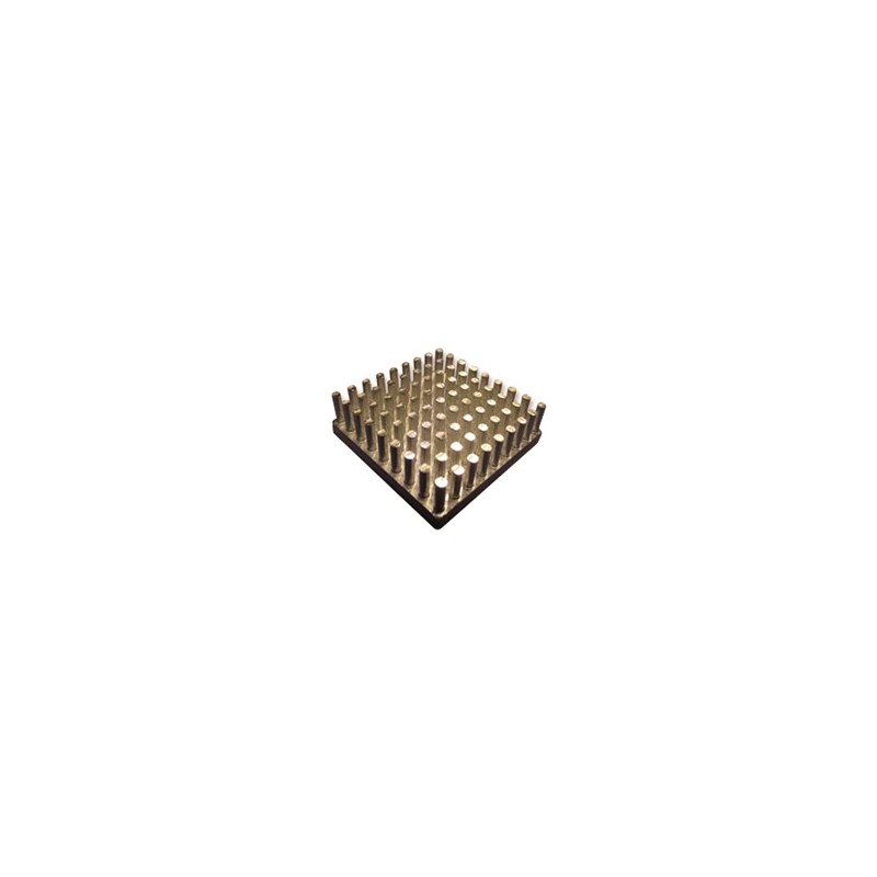 1 pcs - Heatsink, Universal Square Alu, 3.7K/W, 32.7 x 32.7 x 20mm, Adhesive Foil, Conductive Foil