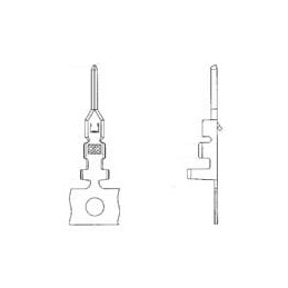 1 pcs : DF3-EP2428PC - Headers & Wire Housings MALE CONTACT TIN 24-28AWG LOOSE
