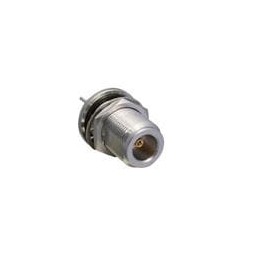 1 pcs : CONN001-W - RF Connectors / Coaxial Connectors N Type Connector Receptacle, Female Socket 50Ohm Panel Mount, Through Hol