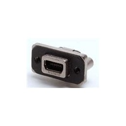 1 pcs : MUSBE15104 - USB Connectors USB MINI AB R/A RUGGED