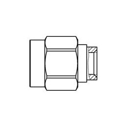 1 pcs : 32S122-272S5 - RF Connectors / Coaxial Connectors SMA Straight Plug