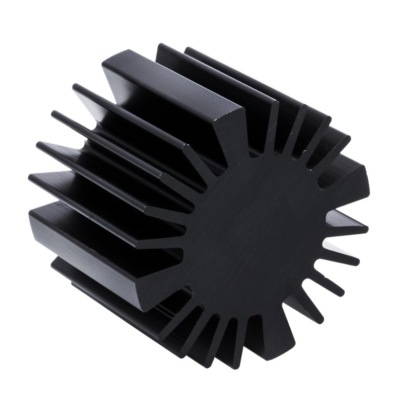 1 pcs - Heatsink, Universal Round Alu, 1.8K/W, 50 (Dia.) x 37.5mm, Screw