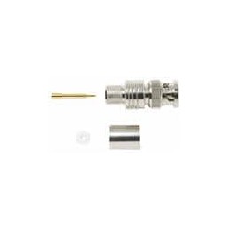 1 pcs : 73043 - RF Connectors / Coaxial Connectors BNC STRAIGHT PLUG, 50 OHM, CRIMP TYPE, RG8, 9, 11, 213, 214