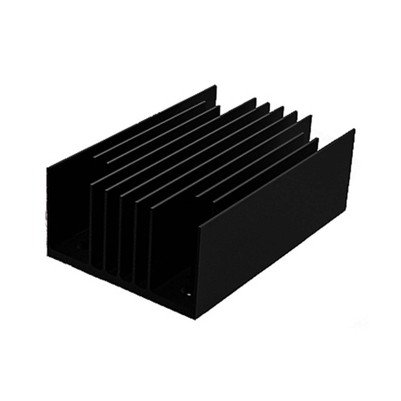 1 pcs - Heatsink, 1/4 Brick DC/DC Converter, 58 x 37 x 20mm