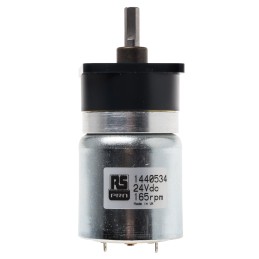 1 pcs - RS PRO Brushed Geared DC Geared Motor, 24 V dc, 0.25 Nm, 286 rpm, 5.5mm Shaft Diameter