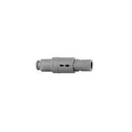 1 pcs : PAG.M0.6GL.AC65GZ - Circular Push Pull Connectors 6P SOLDER STR PLUG CBL COLLET 6.5MM GRY