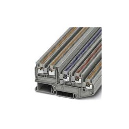 1 pcs : 3244520 - DIN Rail Terminal Blocks Sens/Act Term Block 26-14 AWG, Push-In