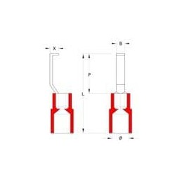 1 pcs : 1312440000 - Terminals HBT 1,5 - 3,0 RT