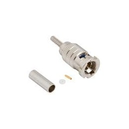 1 pcs : 034-5011 - RF Connectors / Coaxial Connectors HD-BNC Male Straight RG-178 50 Ohm