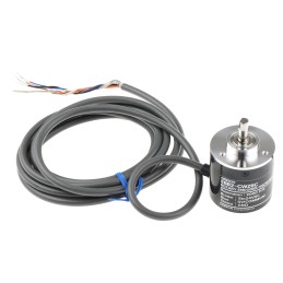1 pcs - Omron E6B2 Series Incremental Incremental Encoder, 2000 ppr, NPN Open Collector Signal, Solid Type, 6mm Shaft