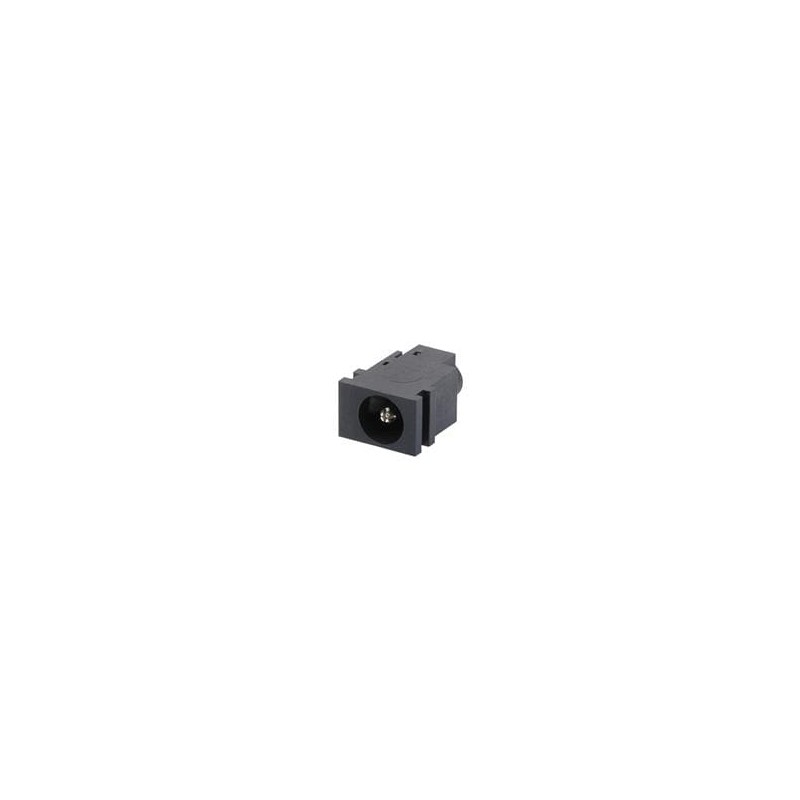 1 pcs : PJ-042 - DC Power Connectors 1.65 x 5.15 mm, 2.5 A, Horizontal, Through Hole, Kinked Pins, Dc Power Jack Connector