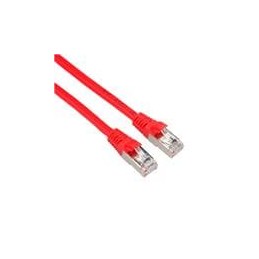 1 pcs : MP-6ARJ45SNNR-005 - Ethernet Cables / Networking Cables CAT6A SHIELDED RJ45 Red 5'