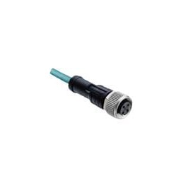 1 pcs : MSDS-04BFFM-SL8L02 - Sensor Cables / Actuator Cables M12 OVERMOLDING D CODE SHIELDED 4P FF PROFINET STRAIGHT L-2M