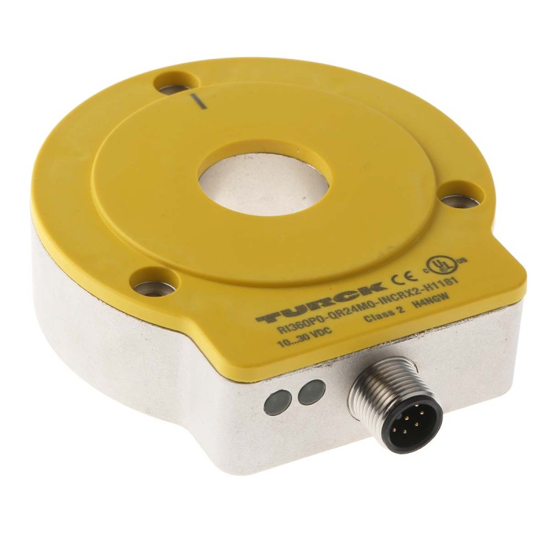 1 pcs - Turck Incremental Incremental Encoder, 1024 ppr, Push Pull Signal, Hollow shaft Type, 20mm Shaft