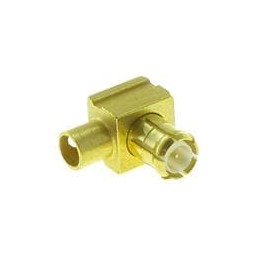 1 pcs : R113161000W - RF Connectors / Coaxial Connectors MCX / RIGHT ANGLE PLUG SOLDER TYPE CABLE 2/50 + 2.6/50 + .085
