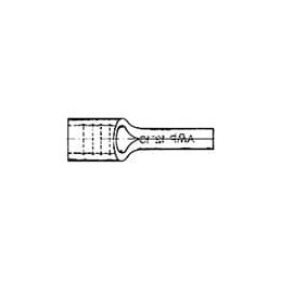 1 pcs : 165140 - Terminals TERM WIRE PIN 22-16 AWG