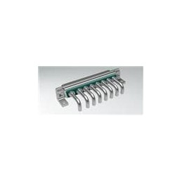 1 pcs : 3003W3PXX57N40X - D-Sub Mixed Contact Connectors 3W3 M R/A .283 LOADED POWER