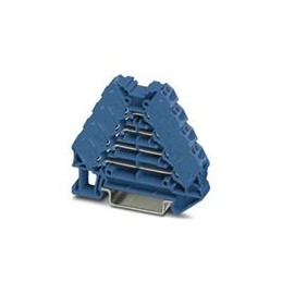1 pcs : 3270172 - DIN Rail Terminal Blocks FTRV 4 BU/BU