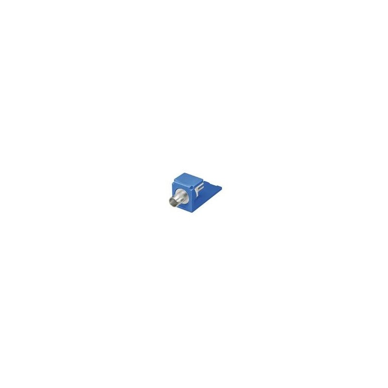 1 pcs : CMSTZBU - Fibre Optic Connectors ST Simpl Fiber Adapt With Module (BU)