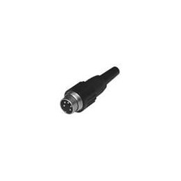 1 pcs : T3300-013 - DIN Connectors MALE CABLE CONNECTOR 4 WAY