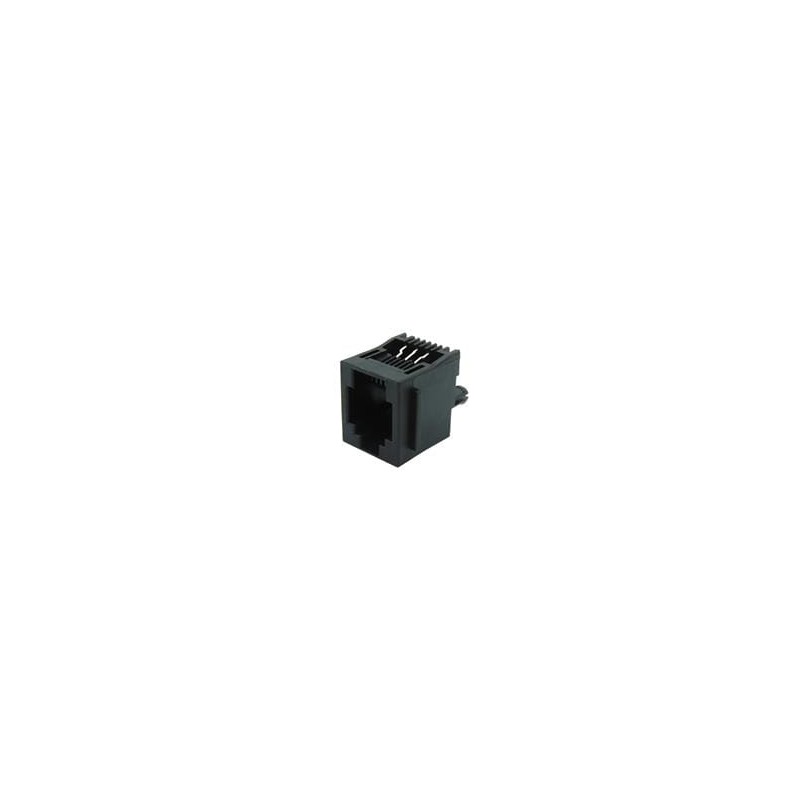 1 pcs : SS-90000-007 - Modular Connectors / Ethernet Connectors RJ45 jack, vertical 6P6C, unshld flanged