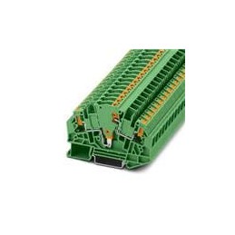 1 pcs : 1350426 - DIN Rail Terminal Blocks PTVME 6/S GN