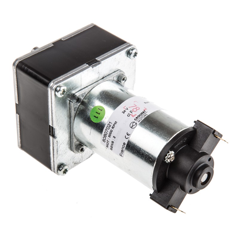 1 pcs - Crouzet Brushed Geared DC Geared Motor, 15.6 W, 24 V dc, 5 Nm, 42 rpm, 8mm Shaft Diameter