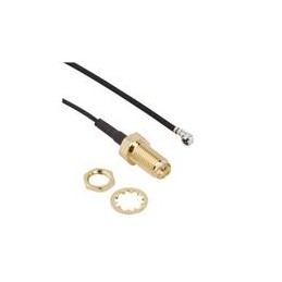 1 pcs : 336314-14-0100 - RF Cable Assemblies SMA RP BH Jk-AMC Plg 1.37mm cable, 100 m