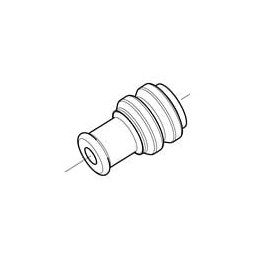 1 pcs : 2138898-1 - Automotive Connectors Wire Seal, VAMAC Lubricated