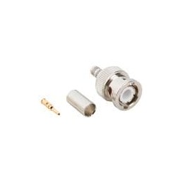 1 pcs : 112116-10 - RF Connectors / Coaxial Connectors BNC PLUG 58/U TEF
