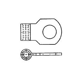 1 pcs : 19041-0005 - Terminals FLAG/RING KRIMPTITE (A-142-10)