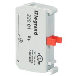 1 Box of 20 - Legrand OSMOZ Contact & Light Block - NC 600 V ac