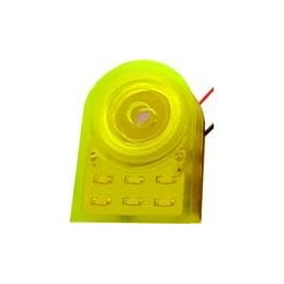 1 pcs : PS-733EWDYQ - Piezo Buzzers & Audio Indicators 5-15DC 95DB 2.5-4.5HZ FS 32X46X18 YELLOW