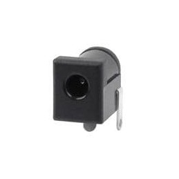 1 pcs : PJ-017DH - DC Power Connectors 1.3 x 3.8 mm, 3.5 A, Horizontal, Through Hole, Kinked Pins, Dc Power Jack Connector