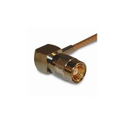 1 pcs : 142286 - RF Connectors / Coaxial Connectors SMB R/A PANEL SNAP LOCK 179 75 OHM