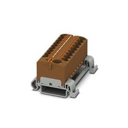1 pcs : 3273778 - DIN Rail Terminal Blocks PTFIX 10/18X4-NS35A BN