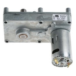 1 pcs - Mellor Electric Brushed Geared DC Geared Motor, 24 V dc, 17 Nm, 5 rpm