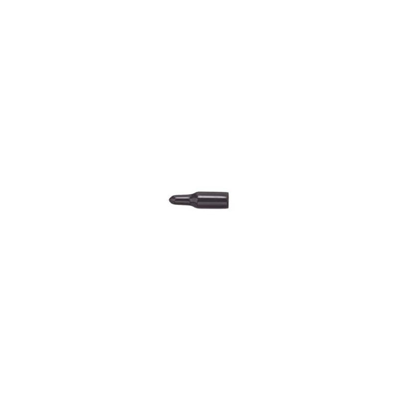 1 pcs : EZ-303-12 BLACK - Standard Circular Connector EZ PULL TAB VINYL CAP BLACK