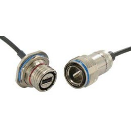 1 pcs - Amphenol USB 2.0 Cable, Male USB A to Female USB A USB Extension Cable, 300mm