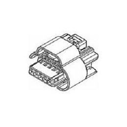 1 pcs : 15305555 - Automotive Connectors 5P SEALED FEMALE 15A GT150 BLACK