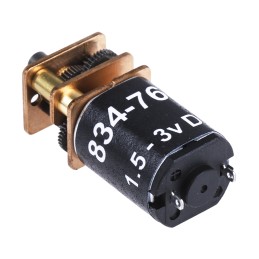 1 pcs - RS PRO Brushed Geared DC Geared Motor, 0.58 W, 3 V dc, 9 Ncm, 45 rpm, 3mm Shaft Diameter