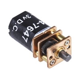 1 pcs - RS PRO Brushed Geared DC Geared Motor, 0.58 W, 3 V dc, 9 Ncm, 45 rpm, 3mm Shaft Diameter