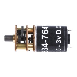 1 pcs - RS PRO Brushed Geared DC Geared Motor, 0.58 W, 3 V dc, 9 Ncm, 45 rpm, 3mm Shaft Diameter
