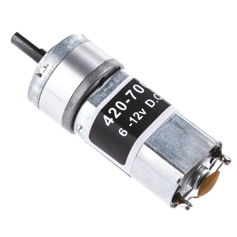 1 pcs - RS PRO Brushed Geared DC Geared Motor, 1.5 W, 12 V dc, 24 mNm, 1675 rpm, 4mm Shaft Diameter