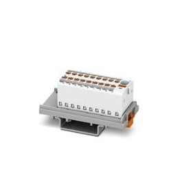 1 pcs : 1047461 - DIN Rail Terminal Blocks PTFIX 4/18X1 5-NS35 WH