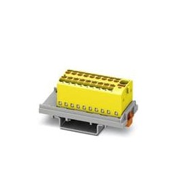 1 pcs : 1047459 - DIN Rail Terminal Blocks PTFIX 4/18X1 5-NS35 YE