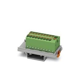 1 pcs : 1047458 - DIN Rail Terminal Blocks PTFIX 4/18X1 5-NS35 GN